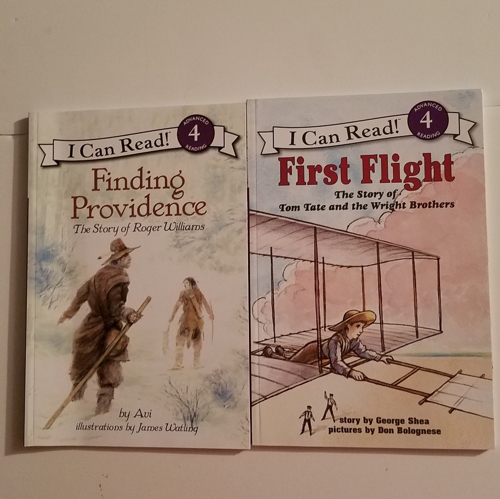 Two soft cover I Can Read books